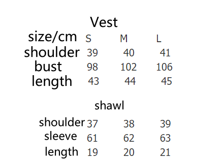Neutral Two-Piece Set Women Spring Vest Shawl Suit Sleeveless Short Shirt Personality Sneaky Design Suit