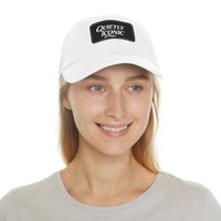 Quietly Iconic Rustic Hat with Leather Patch – Minimalist Statement Cap - Modestly Vogue