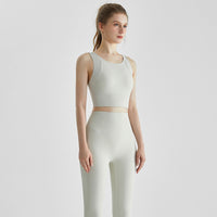 High Waist Activewear Running Trousers Fitness Yoga Wear Set