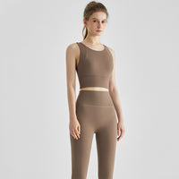 High Waist Activewear Running Trousers Fitness Yoga Wear Set