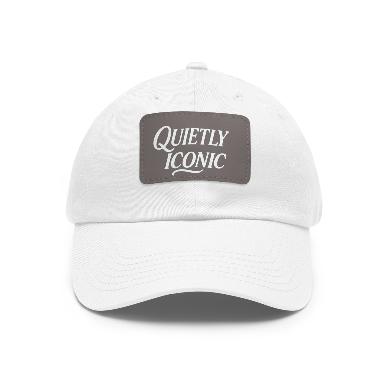 Quietly Iconic Rustic Hat with Leather Patch – Minimalist Statement Cap - Modestly Vogue