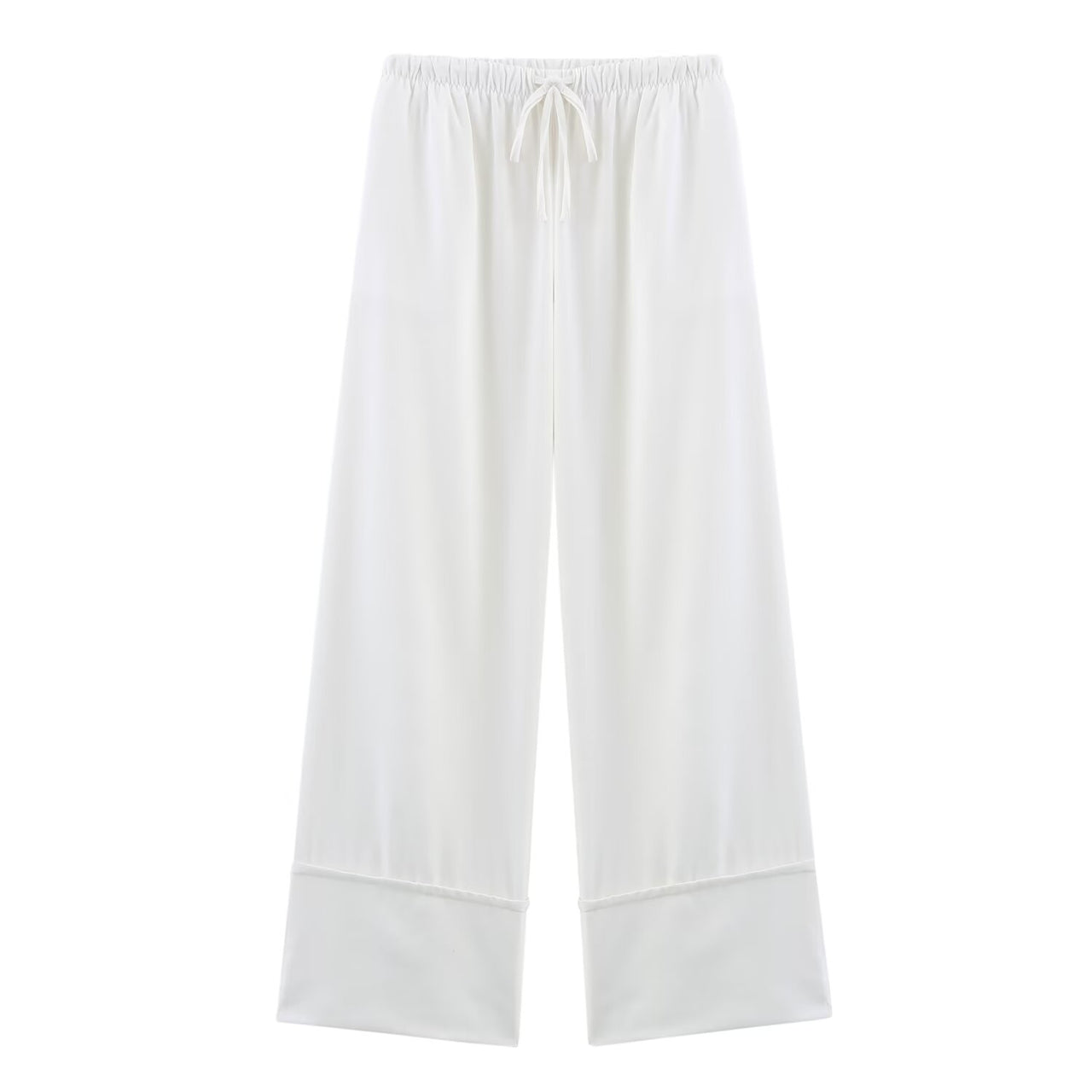 White Casual Pants