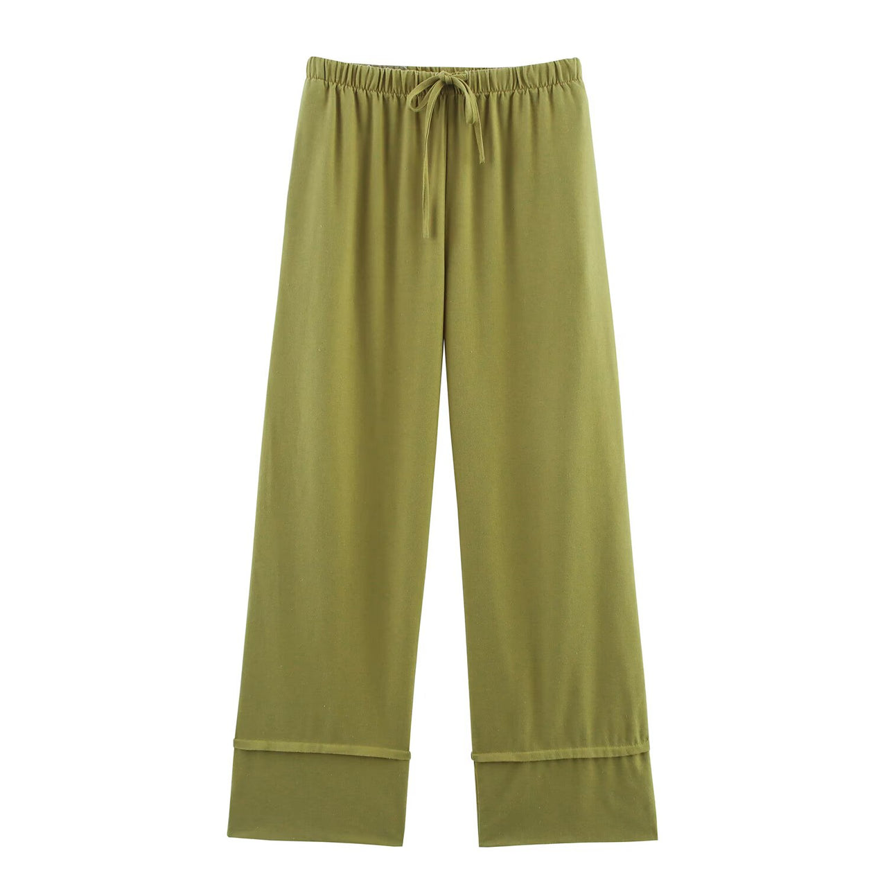 Green Casual Pants
