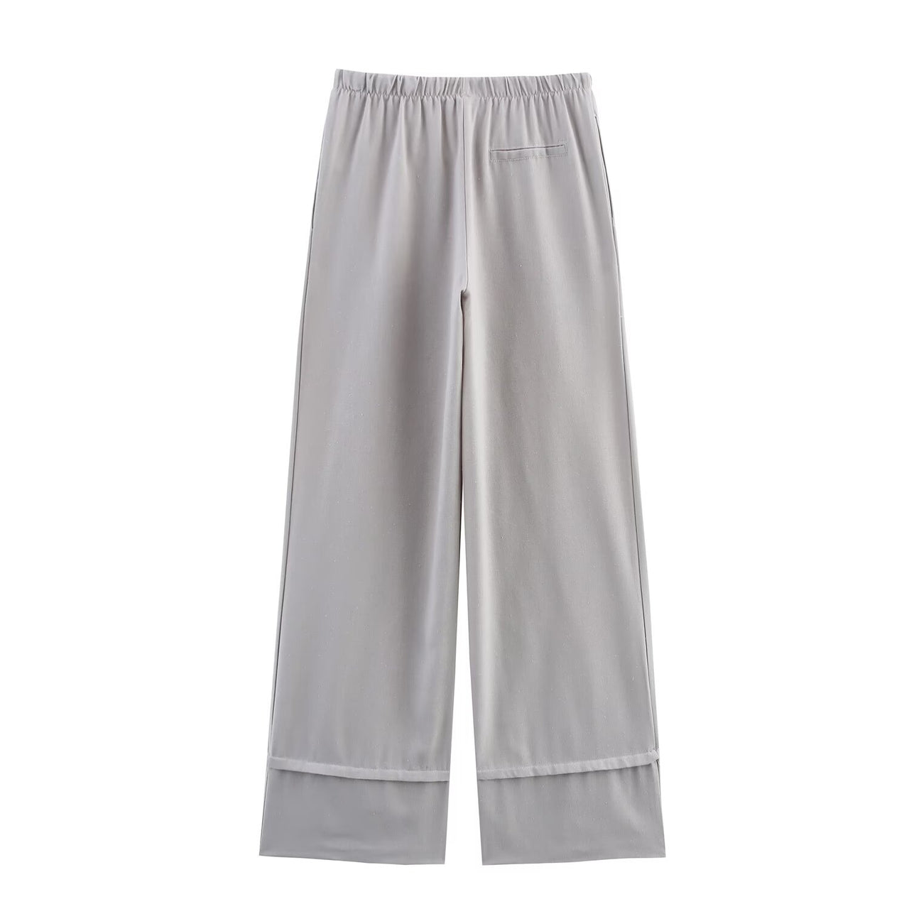 Gray Casual Pants