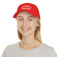 Modest Mindset Low Profile Baseball Cap - 'Discipline is Devotion' Hat
