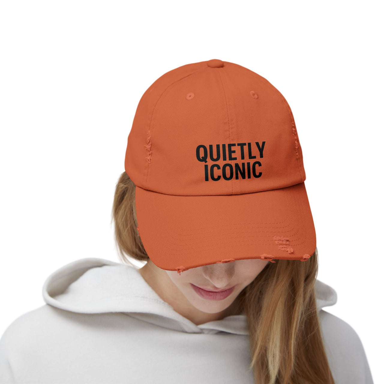 Quietly Iconic Unisex Distressed Cap – Casual Trendy Hat for Everyday Style - Modestly Vogue