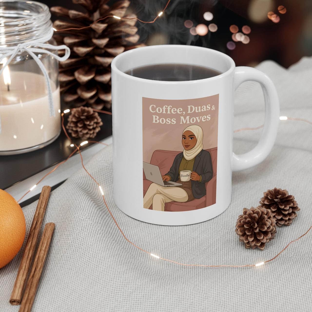 Inspirational Ceramic 11oz. Coffee Mug – Faith & Motivation Gift - Modestly Vogue