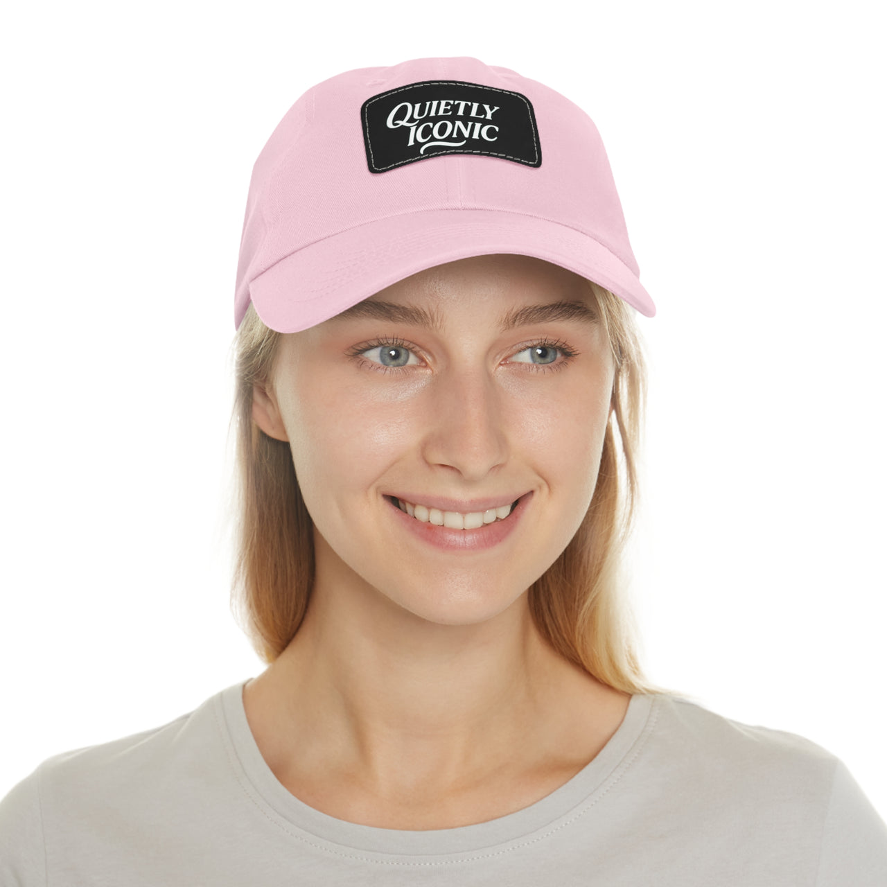 Quietly Iconic Rustic Hat with Leather Patch – Minimalist Statement Cap - Modestly Vogue