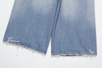Blue Autumn Minority All Match Casual Loose Retro Jeans