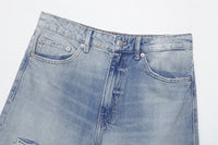 Blue Autumn Minority All Match Casual Loose Retro Jeans