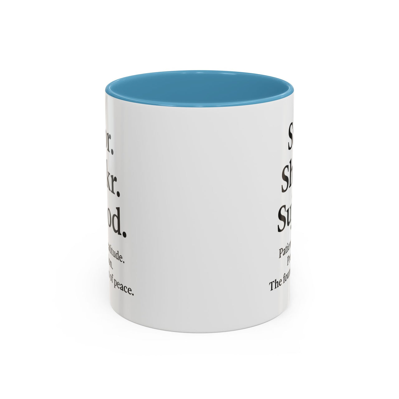 Accent Coffee Mug – 11oz Sabr.Shukr.Sujood - Modestly Vogue