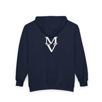 Quietly Iconic Modest Mindset Statement Zip Front Hoodie Sweatshirt