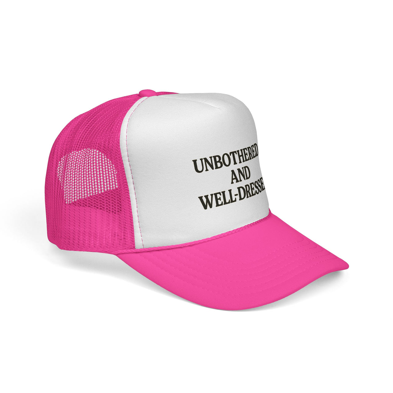 Unbothered and Well-Dressed Trucker Cap – Stylish & Fun Gift - Modestly Vogue