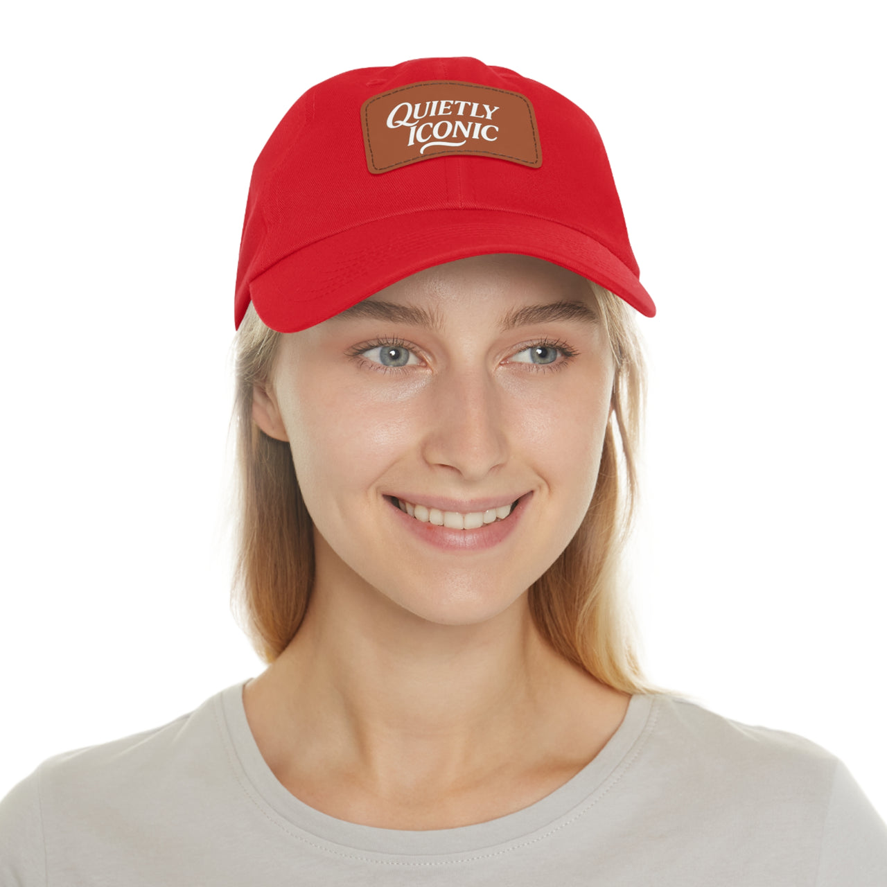 Quietly Iconic Rustic Hat with Leather Patch – Minimalist Statement Cap - Modestly Vogue