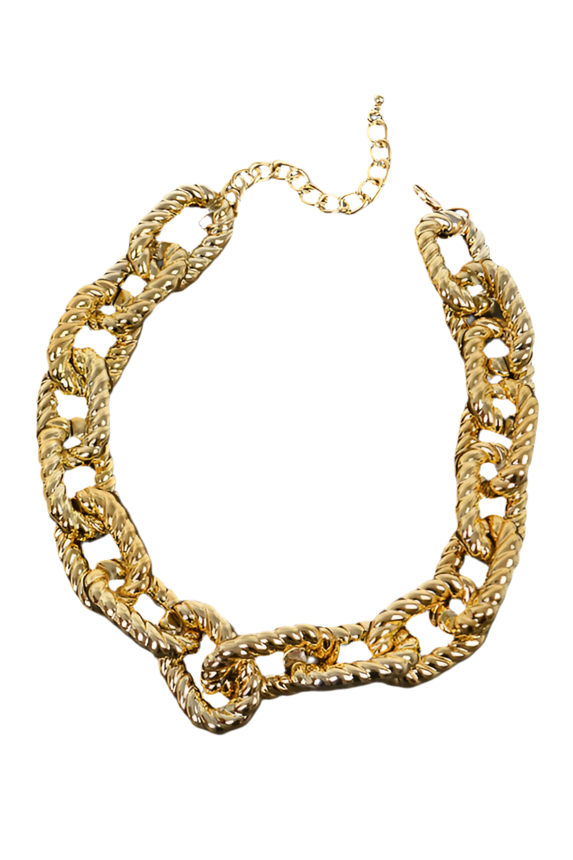 Texture Chain Link Necklace