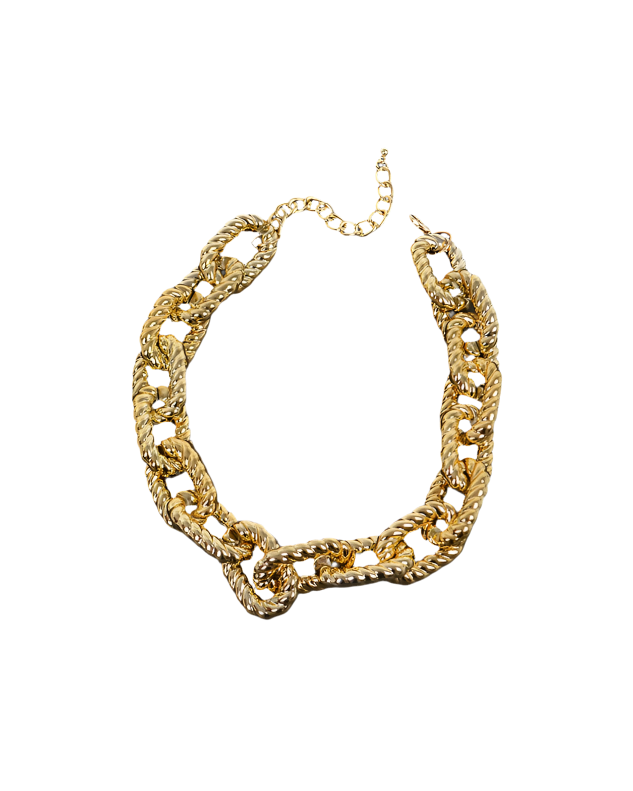 Texture Chain Link Necklace