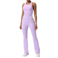 Quick Drying Skinny Yoga Clothes Sports Workout Clothes Hip Lift Belly Shaping Micro Pull Dance Yoga Jumpsuit