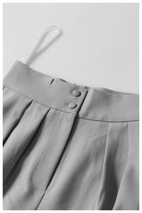Neutral Baggy Pants Unique Cross Lace up Women Loose Slimming All Matching Straight Casual Pants