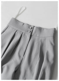 Neutral Baggy Pants Unique Cross Lace up Women Loose Slimming All Matching Straight Casual Pants