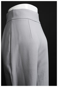 Neutral Baggy Pants Unique Cross Lace up Women Loose Slimming All Matching Straight Casual Pants