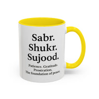 Accent Coffee Mug – 11oz Sabr.Shukr.Sujood - Modestly Vogue