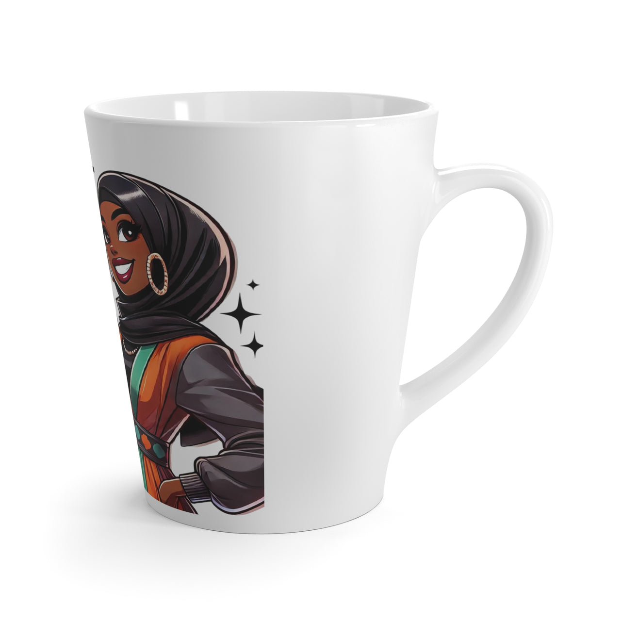 Colorful Hijab Life Latte Mug – Empowerment Gift for Her - Modestly Vogue