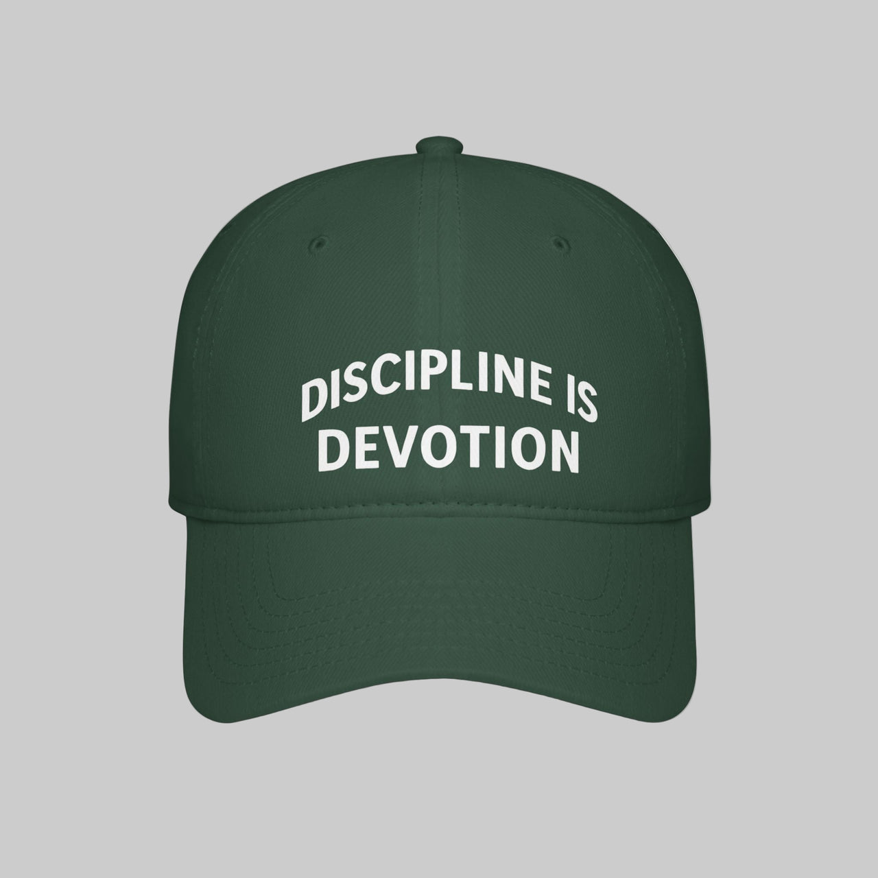 Modest Mindset Low Profile Baseball Cap - 'Discipline is Devotion' Hat