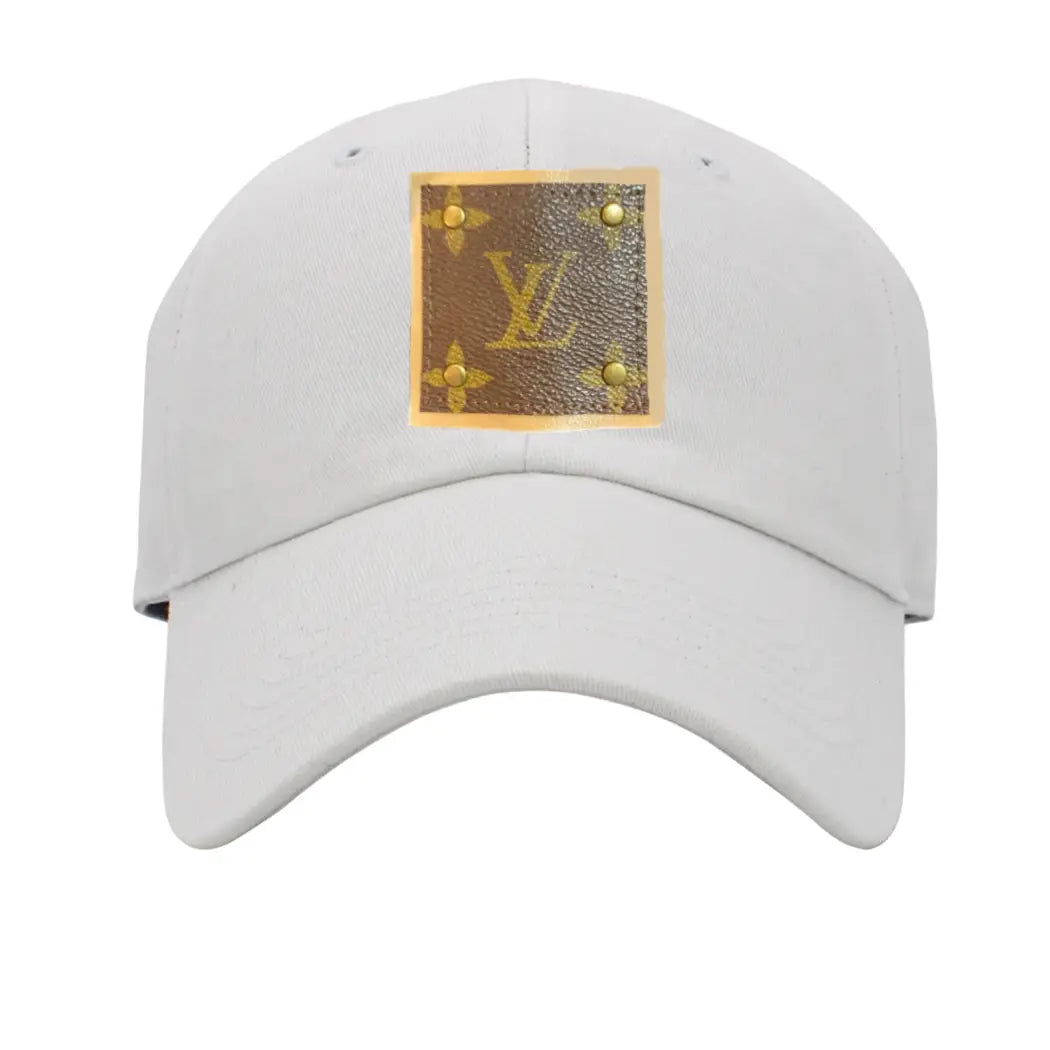 Upcycled LV Classic Cotton Cap – Sustainable Luxe Style - Modestly Vogue