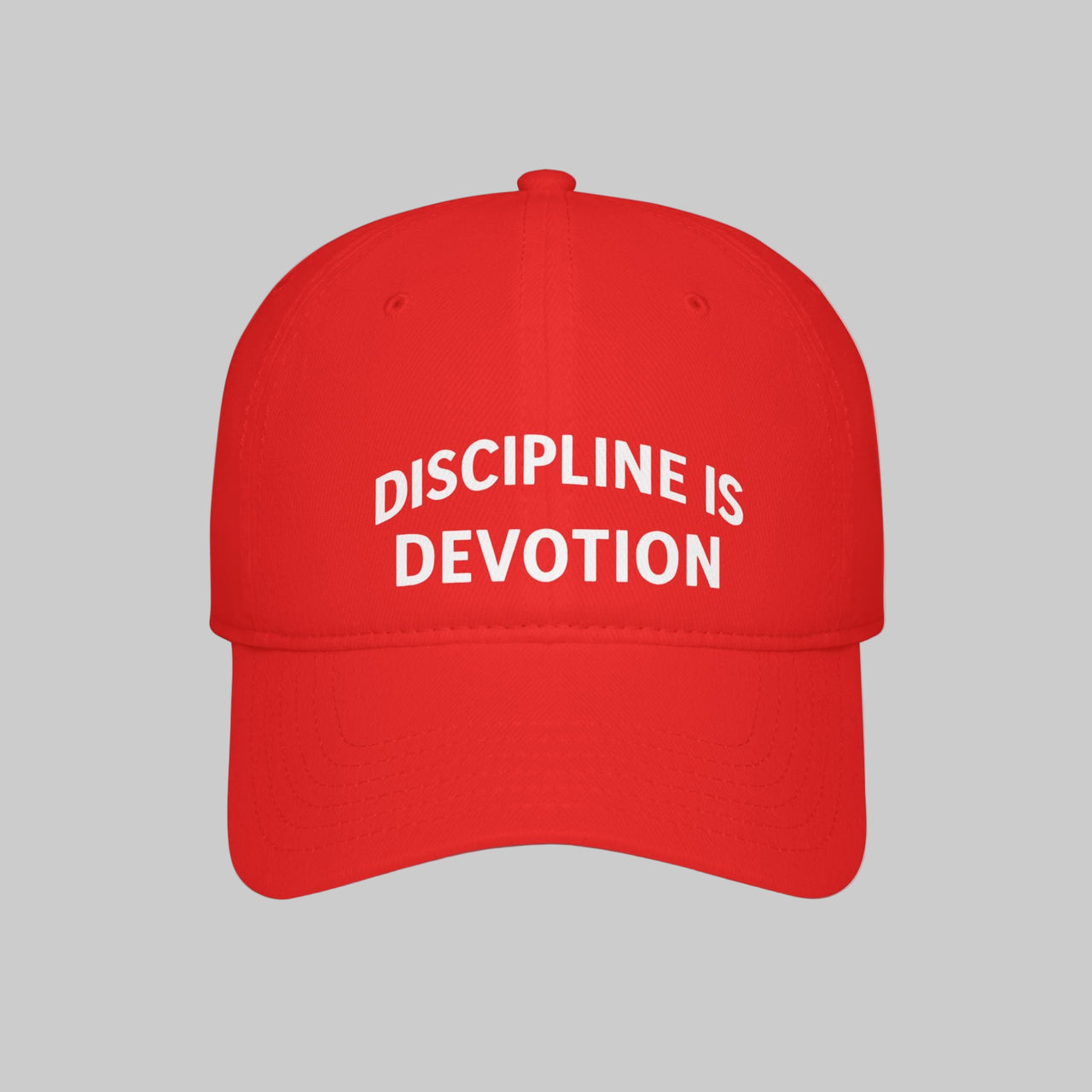 Modest Mindset Low Profile Baseball Cap - 'Discipline is Devotion' Hat