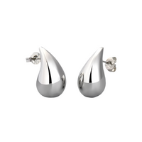 Exaggerated Comma Earrings Women's Water Drop Metal Advanced Earrings Cold Style Punk Style Ear Earrings