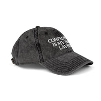Confidence Quote Hat – Vintage Embroidered Dad Cap - Modestly Vogue