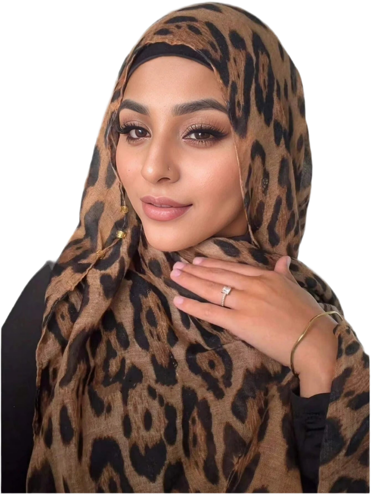 Leopard Print Soft Lightweight Women’s Hijab
