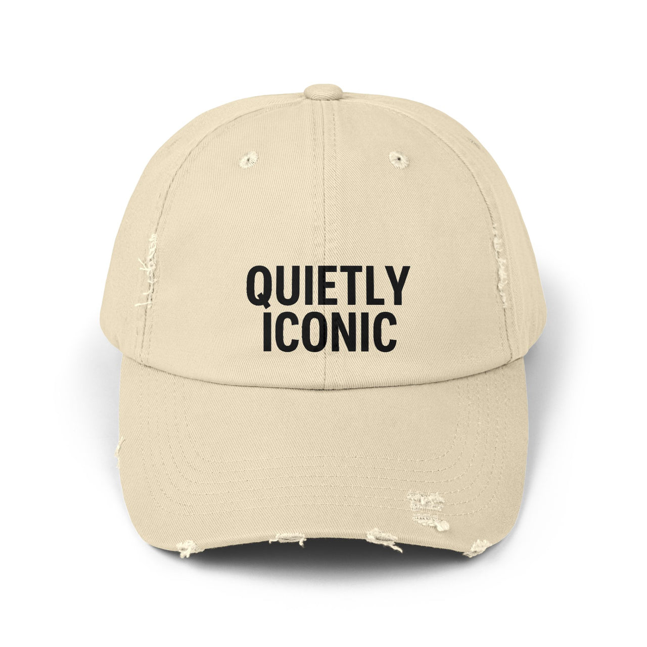 Quietly Iconic Unisex Distressed Cap – Casual Trendy Hat for Everyday Style - Modestly Vogue