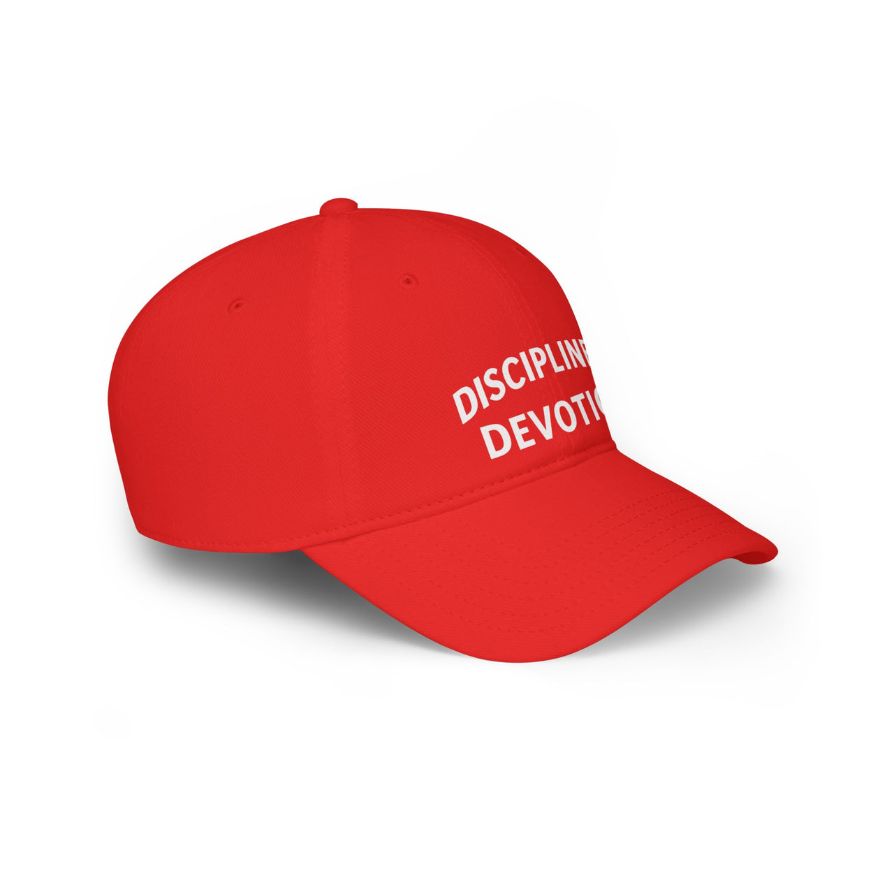 Modest Mindset Low Profile Baseball Cap - 'Discipline is Devotion' Hat