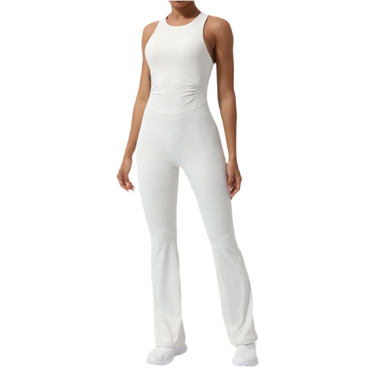 Quick Drying Skinny Yoga Clothes Sports Workout Clothes Hip Lift Belly Shaping Micro Pull Dance Yoga Jumpsuit