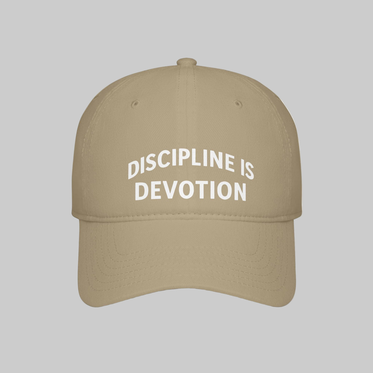 Modest Mindset Low Profile Baseball Cap - 'Discipline is Devotion' Hat