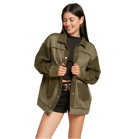FAUX FUR AND SUEDE JACKET JJO5028
