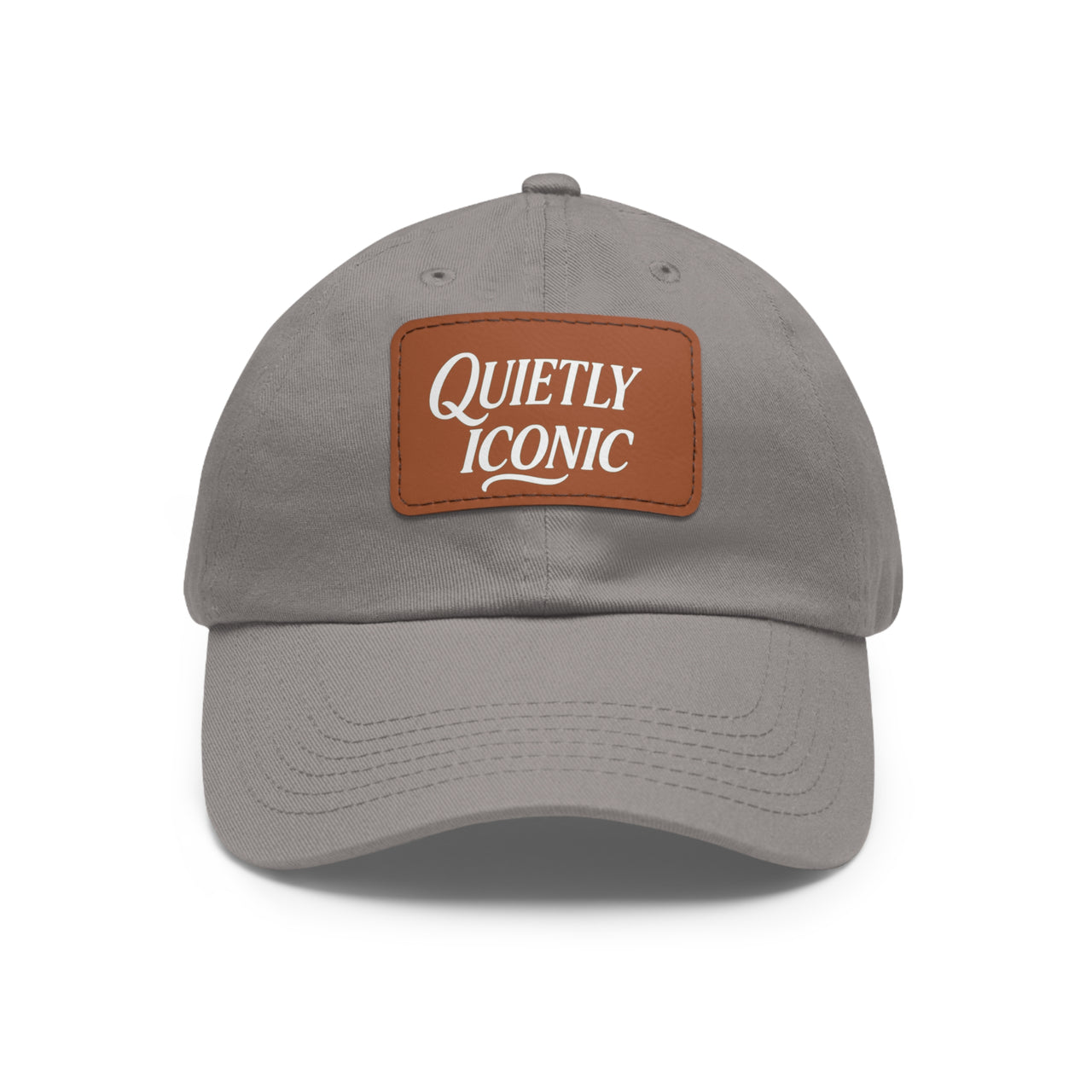Quietly Iconic Rustic Hat with Leather Patch – Minimalist Statement Cap - Modestly Vogue