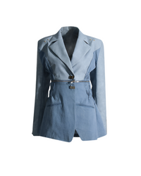 Blue Denim Retro Design Jacket
