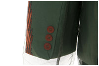 Personalized Graffiti Mesh Stitching Printing Two Piece Set Suit