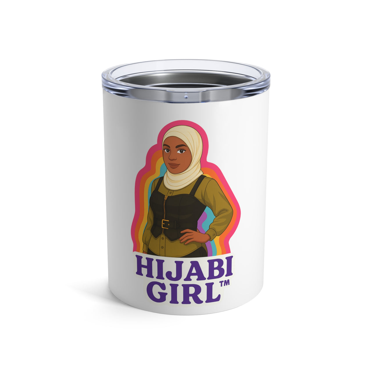 Cute Hijabi Girl™ Tumbler – 10oz Insulated Travel Mug - Modestly Vogue