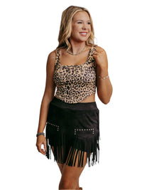 Leopard Print Corset Top – Bold & Structured Fit - Modestly Vogue