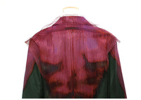 Personalized Graffiti Mesh Stitching Printing Two Piece Set Suit
