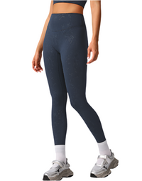 High Waist Silver Casual Yoga Pants Women Running Quick Drying Nude Feel Trousers Outer Wear Slimming Sports Trousers