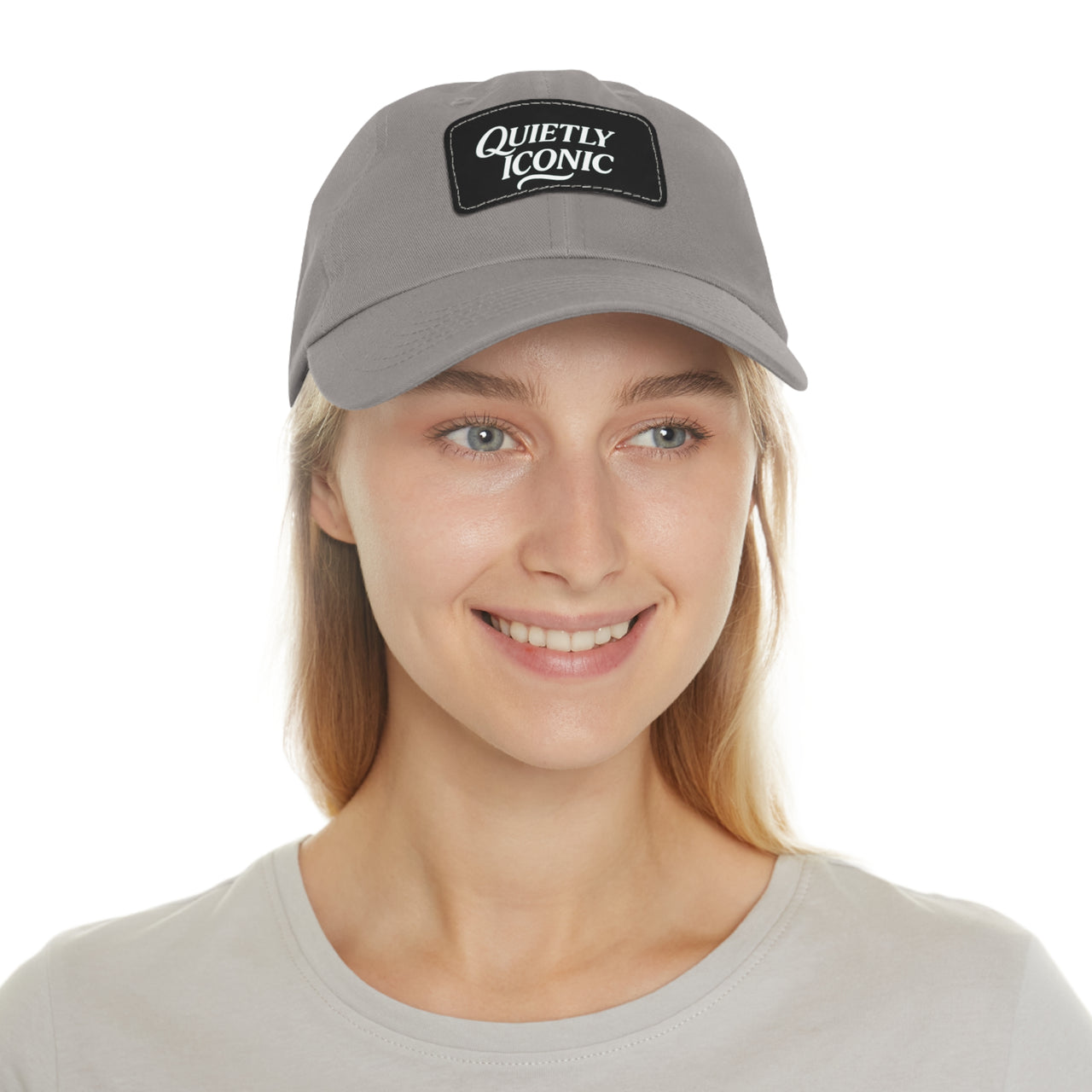 Quietly Iconic Rustic Hat with Leather Patch – Minimalist Statement Cap - Modestly Vogue
