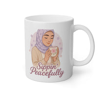 Sippin' Peacefully Coffee Mug – 11oz Serene & Mindful Drinkware - Modestly Vogue