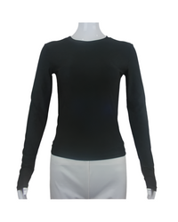 Woman Clothing Long Sleeve T-shirt Slim Fit Tops Female O-Neck Knitted