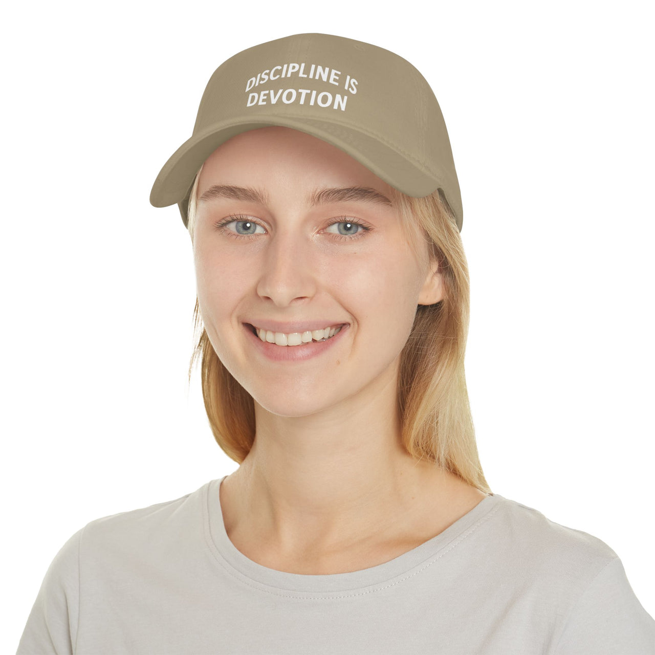 Modest Mindset Low Profile Baseball Cap - 'Discipline is Devotion' Hat