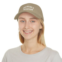 Modest Mindset Low Profile Baseball Cap - 'Discipline is Devotion' Hat