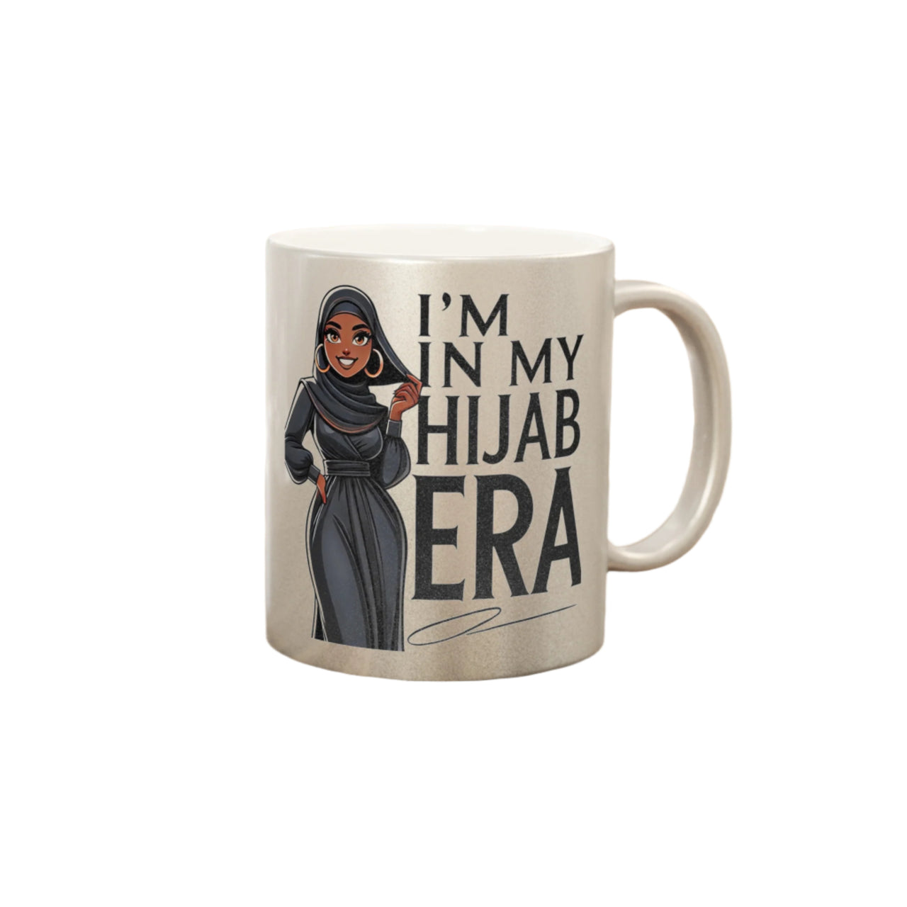 Hijabi Girl™ Metallic Mug – Islamic Quote Coffee Cup - Modestly Vogue